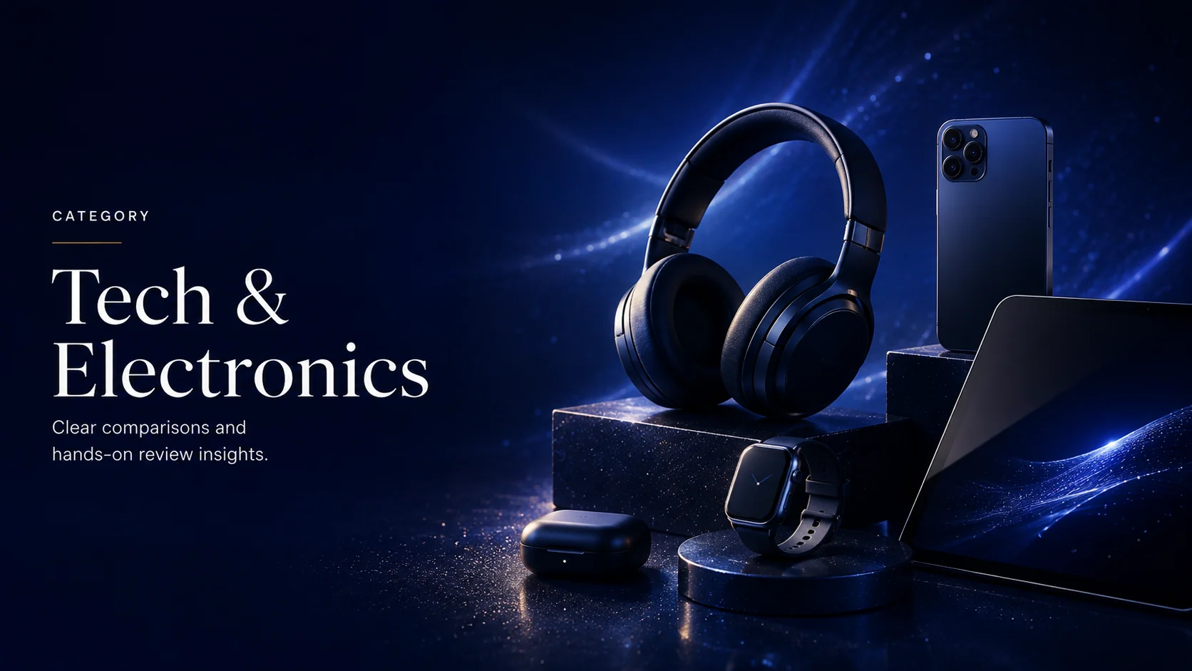 Technology and electronics product review category