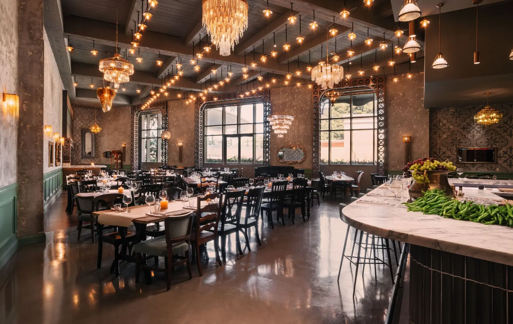 Stylish restaurant at The Venetian Resort